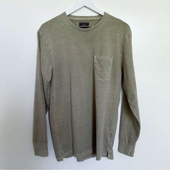 Abercrombie & Fitch Men’s Long Sleeve Pocket Tee - Picture 1 of 6
